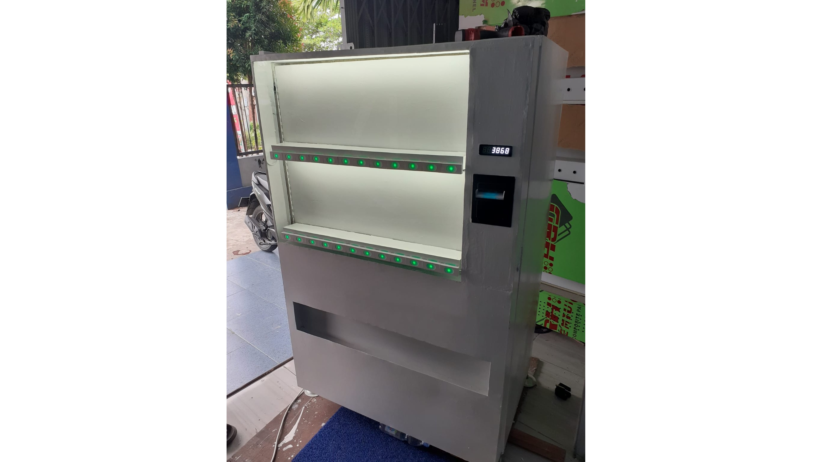 semua part mesin terpasang